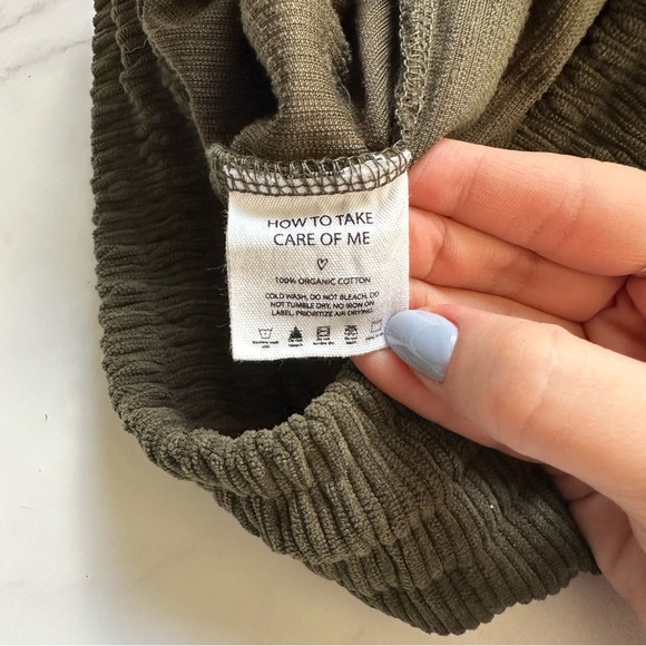 Girl Crush Gang US M Olive Corduroy Joggers - Picture 9 of 16